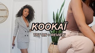 Kookai Australia Try On  Clothing Review 2020 TryOn Haul 2020 black Kookai Basics and Blazers [upl. by Korwun]