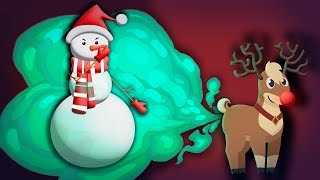 Santa Is Farting  Kids Songs Choo Choo TV amp Nursery Rhymes [upl. by Rehpitsirhc906]