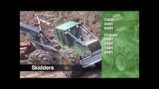 Skidder John Deere Forestry [upl. by Walt]