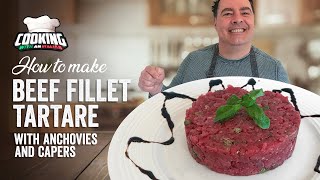 How to make Beef Filet Steak Tartare authenticity by an Italian [upl. by Friedrick]