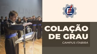 Cerimônia de Colação de Grau Oficial  Turma 20212  UNIFEI Campus de Itabira [upl. by Yelsnik]