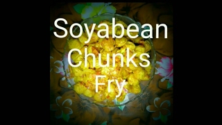 Soyaveans Chunks Fry  Soyabean Fry  Indian style soyabean recipes  Soyabean dishes [upl. by Felt]