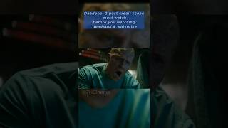 Must watch Deadpool 2 Post credit scenes shorts youtubeshorts ytshorts [upl. by Blisse]