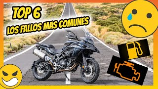 😠QUE FALLOS Y PROBLEMAS TIENE LA BENELLI TRK 502😠TOP 6AVERIAS MAS COMUNES [upl. by Ytsanyd]