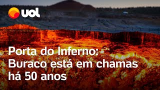 Porta do Inferno o buraco em chamas há 50 anos causado por erro humano [upl. by Christean]