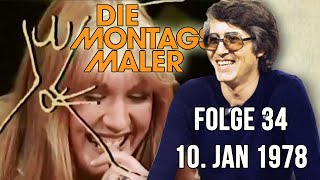 Die Montagsmaler  Mit Frank Elstner  Folge 34 vom 10 Januar 1978 [upl. by Evvy888]