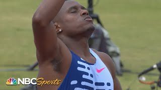 Christian Colemans blazing start leads USA to 4x100 win in Bermuda  NBC Sports [upl. by Hahnke]