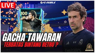 GACHA TAWARAN TERBATAS BINTANG RETRO MENCARI PEMAIN RAUL TERKUAT FC Mobile Indonesia [upl. by Antone466]