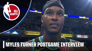 Myles Turner compares energy to Pacers’ InSeason Tournament to ‘playoff basketball’  NBA on ESPN [upl. by Caldera]