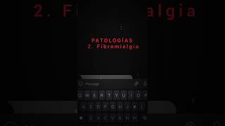 🤸Patologías Segunda parte Fibromialgia noticias patologias salud [upl. by Akinajnat452]