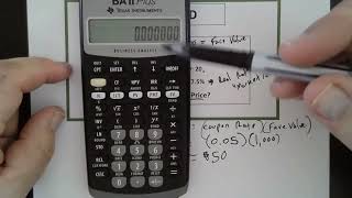 How to Calculate the Price of a Bond using a Financial Calculator [upl. by Baxter761]