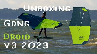 🇫🇷 Présentation  Wing Foil 2023  Gong Droid V3 2023 [upl. by Anauj]