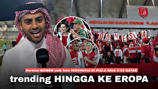 Sederhana tapi Buat Raja Qatar Senang TOTALITAS Fans Indonesia Berhasil Jadi Sorotan Media DUNIA [upl. by Pamella]