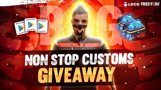 🛑 Free Fire Live Tamil  Unlimited Room Match Free Reedem Code ❤️koarmy warloop [upl. by Nihahs932]