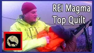 REI Magma Trail Backpacking Quilt Review and Testing [upl. by Elinad316]