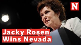 Jacky Rosen Unseats Republican Incumbent Dean Heller In Nevada Senate Race [upl. by Nirag]