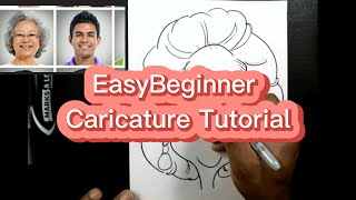 Easy Caricature Tutorial For Beginners [upl. by Sefton]