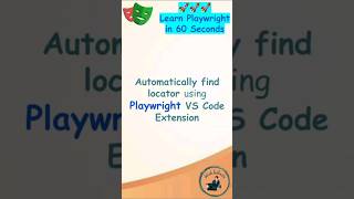 Playwright with TypeScript  Automatically Find Locator using Playwright VS Code Extension [upl. by Maisey]