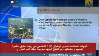 Journal de Syrie 7112012 Des terroristes visent le quartier de Mazzeh 86 par des obus de mortier [upl. by Seiuqram]