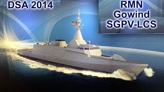 Malaysian Navy Gowind SGPV LCS program update at DSA 2014 with Boustead [upl. by Palua]