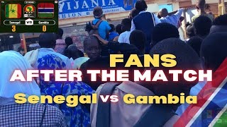 Reactions After The Match Senegal VS Gambia [upl. by Leak]