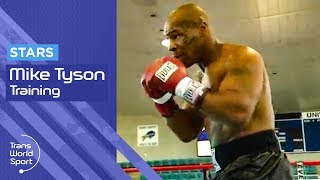 Mike Tyson Raw UNSEEN Training Footage  Trans World Sport [upl. by Salbu39]