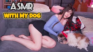 ASMR WITH MY DOG [upl. by Airol60]