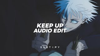 keep up taktok version  odetari edit audio [upl. by Soirtemed]