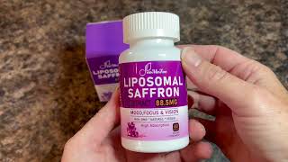 FeeMeFee Liposomal Pure Saffron Supplements  Honest Review saffron productreviews honestreview [upl. by Stanly]