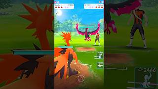 Galarian Zapdos VS Galarian Moltres PVP Bird Battle in pokemongo [upl. by Ssilb]