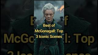 McGonagalls Top 3 Moments in Harry Potter minervamcgonagall harrypotter jkrowling hogwarts [upl. by Kaitlin]