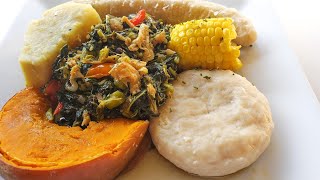 Jamaican Callaloo And Saltfish Recipe [upl. by Huey]