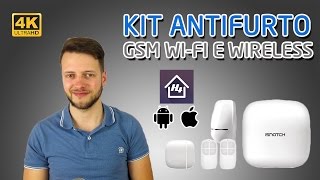 ANTIFURTO WIRELESS davvero smart  GSM e WIFI con APP  iSnatch smartdefense [upl. by Brunhilde]