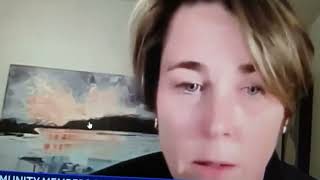 Governor Maura Healey Cries on Air for Migrant Crisis She Creating for Black Boston Massachusetts [upl. by Joey]