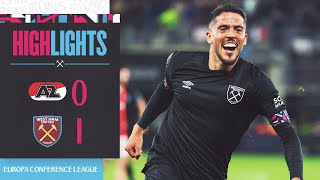 AZ Alkmaar 01 West Ham  Hammers Reach European Final  UEFA Europa Conference League Highlights [upl. by Ylak]