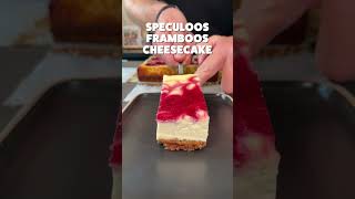 Speculoos Framboos Cheesecake  Lekkerder wordt het niet [upl. by Sebbie]