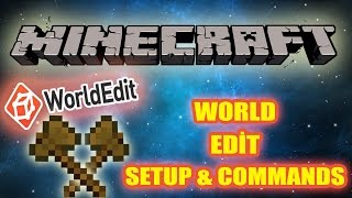 MİNECRAFT  World Edit  Nasıl Kurulur amp Komutları [upl. by Eilyac722]