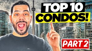 Top 10 BEST Condos Downtown Toronto Part 2 [upl. by Bucher]