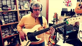 Lombra del gigante by EROS RAMAZZOTTI personal bass cover by Rino Conteduca [upl. by Hartwell92]