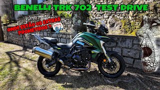 BENELLI TRK 702 MODELO 2024 PT  TEST DRIVE [upl. by Rekab]