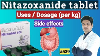 Nitazoxanide tablets  Nitazoxanide tablets 500  Nitazoxanide 200 mg  Nizonide 500 mg tablets [upl. by Moreen]