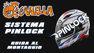 Montaggio Pinlock  Tutorial sistema antiappannamento Caschi [upl. by Antone503]