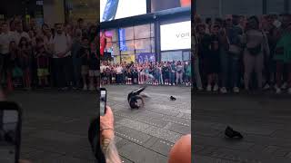 THIS WAS INSANE TIMES SQUARE DANCERS HAVE TALENT 🕺 shorts dance dancevideo timessquare nyc [upl. by Nueoht]