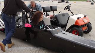 Jackie Braasch warming up her Dragster at RT66 [upl. by Schnorr501]