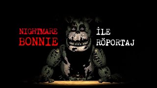 SFM Nightmare Bonnie ile Röportaj  Türkçe Dublaj [upl. by Nomzaj]