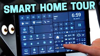 The BEST Dashboard I’ve EVER Seen Smart Home Tour [upl. by Lrub338]