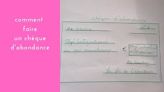 Comment faire un chèque dabondance à chaque nouvelle lune [upl. by Hey294]