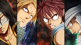 Fairy Tail  Natsu Gajeel vs Sting Rogue「AMV」 [upl. by Eli146]