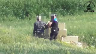 CABS  Gozo Police handcuffing bird trappers [upl. by Hartley]