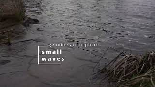 Tiny Waves Lapping Across a Dam Spillway on a Windy Day  genuine [upl. by Izak]